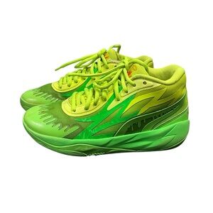 Melo  Lime and Green Sneakers